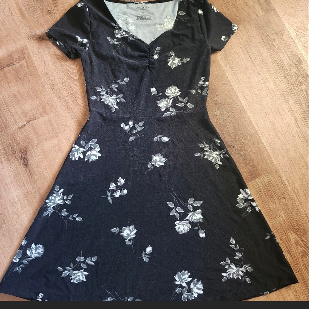 Black Floral Dress